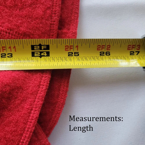 Chico's Boucle Knit Blazer Red 100% Wool Artsy Buttons Jacket (Size: 2) - Picture 15 of 16